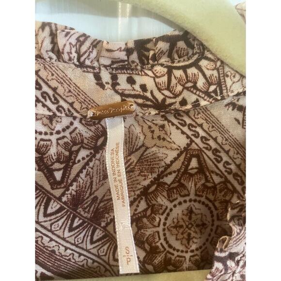 Free People Little Runaway Blouse size small - Picture 3 of 12